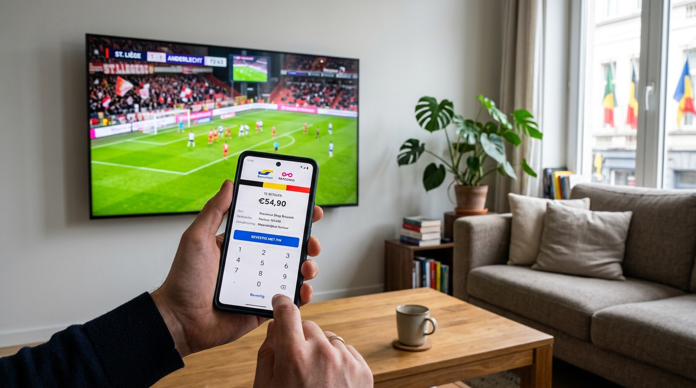 IPTV Bancontact Belgie Payconiq Betaling