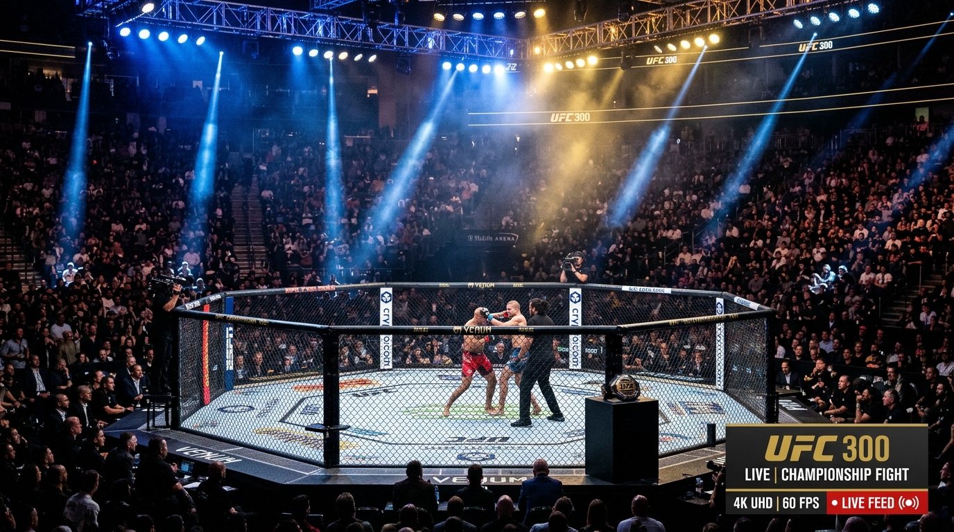 UFC Kijken Zonder HBO Max in 4K Ultra HD met origineel commentaar